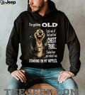 Funny Otter Getting Old Standing On My Nipples Humor T Shirt
