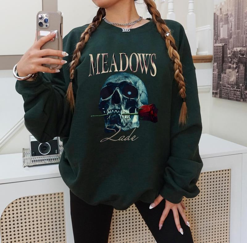 Zade Meadows Sweatshirt, Haunting Adeline Hoodie, Bookish Merch, Dark Romance Sweatshirt, Booktok Merch, Smut Unisex Soft Comfort Crewneck Pullover Long Sleeves Graphic Fabric Sweater