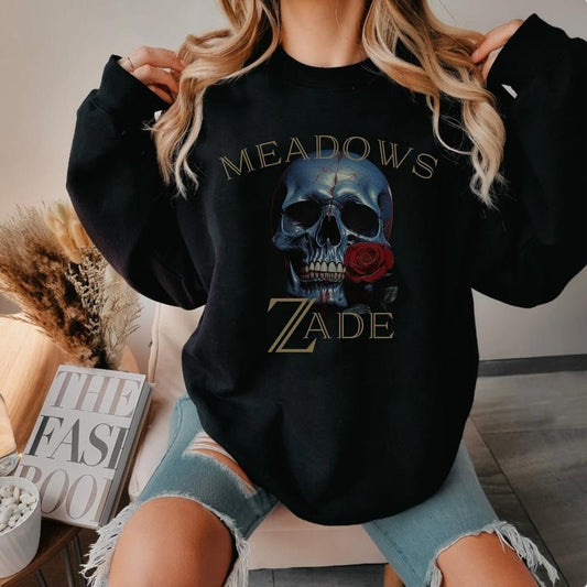 Zade Meadows Sweatshirt, Haunting Adeline Merch, Cat And Mouse Shirt, Dark Romance Sweatshirt, Spicy Booktok, Smut Unisex Soft Comfort Crewneck Pullover Long Sleeves Graphic Fabric Sweater