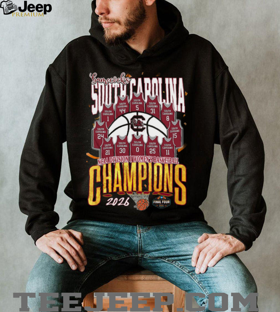 South Carolina Gamecocks 2026 NCAA Women’s Basketball National Champions T Shirt