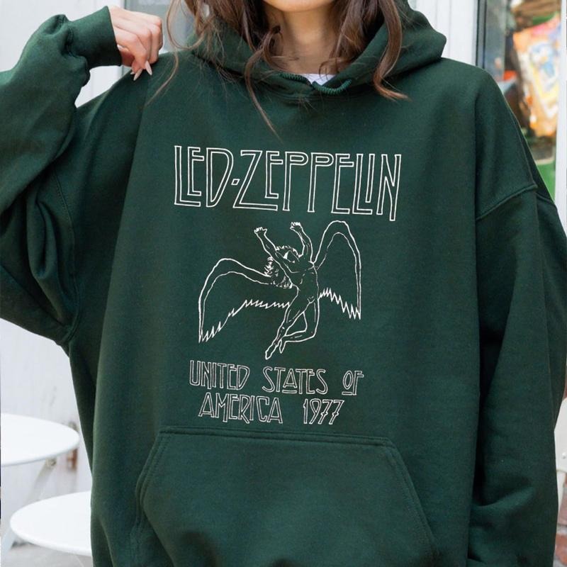 Zep Fans Inspired T Shirt, Old School Rock Band Tee, Fan Concert Outfit, Unisex Sweater Pullover Tee