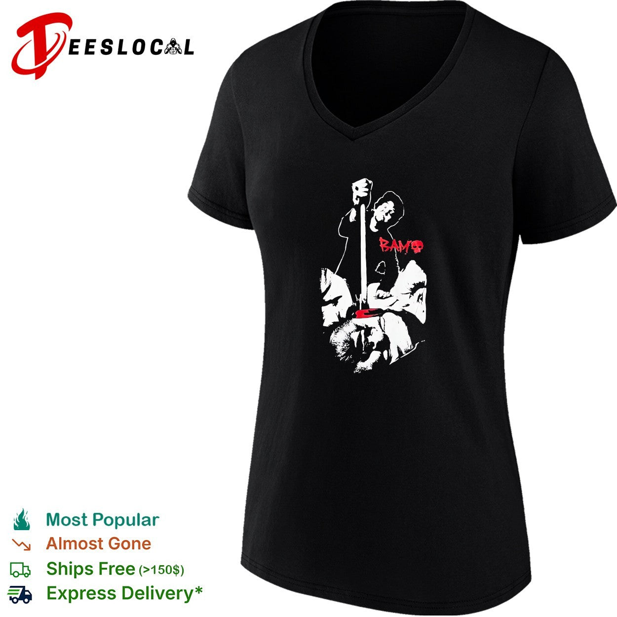 Zero Skateboards Viva La Bam chalk outline shirt