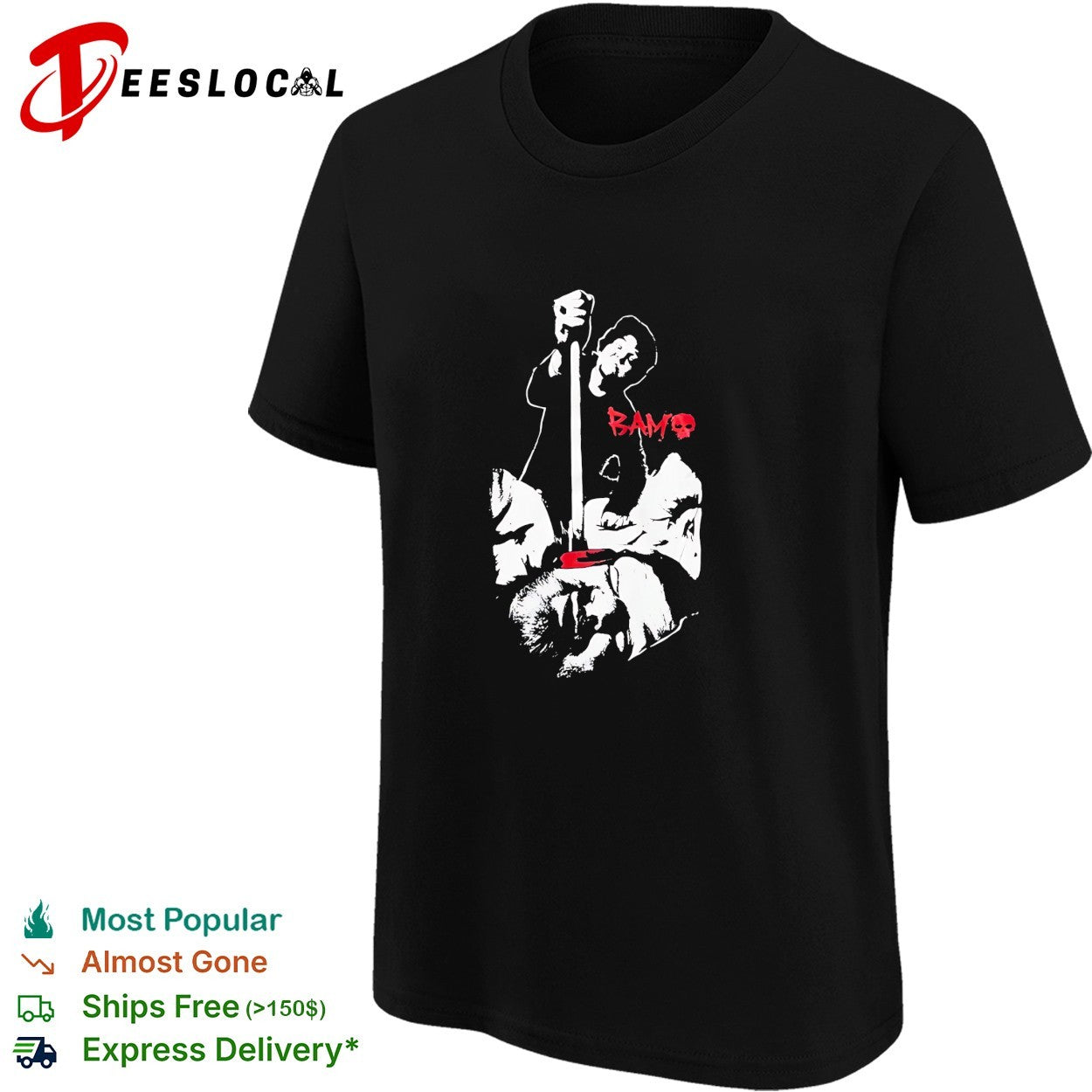 Zero Skateboards Viva La Bam chalk outline shirt