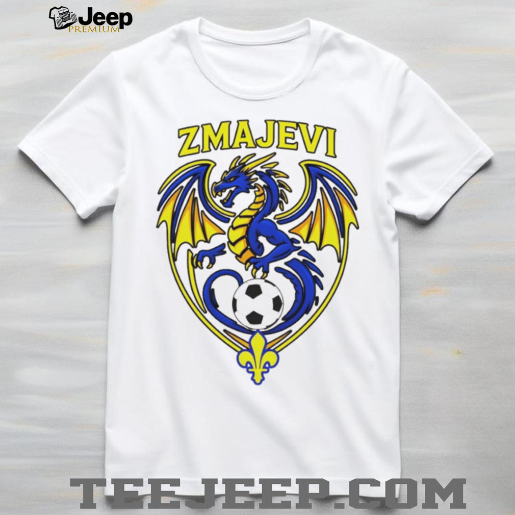 Zmajevi Bosnia and Herzegovina Soccer Dragon Crest Fleur de lis T Shirt