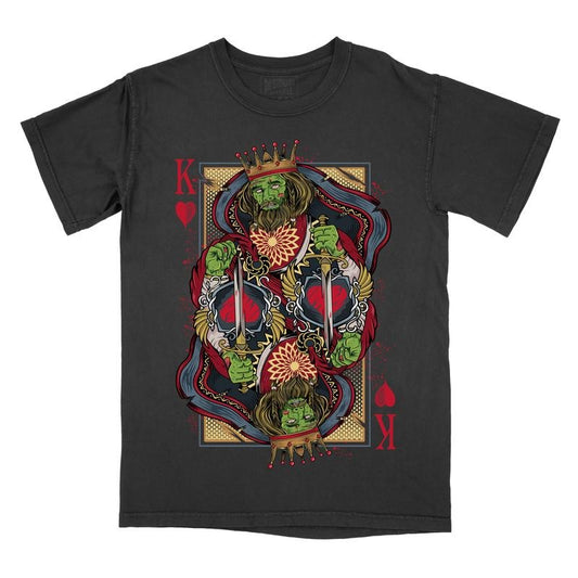 Zombie King - Comfort Colors Graphic Tee Casual Classic