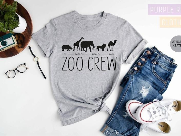 Zoo Crew T-Shirt, Animal Keeper, Wild Life Shirt, School Zoo Crew T-Shirt,Animal Lover Shirt,Mother Days Shirts, Cool Family Shirts, Zoo Trip Tee, Zoo