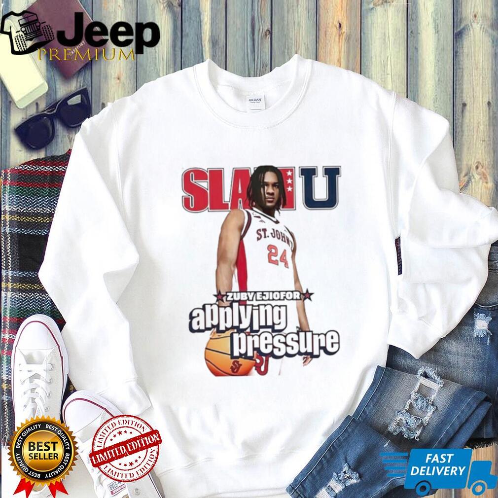 Zuby Ejiofor St. John’s SLAM U Applying Pressure Basketball Tee