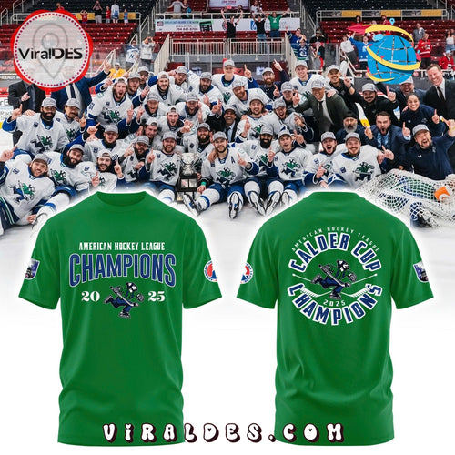 Abbotsford Canucks Calder Cup Champions Green Hoodie