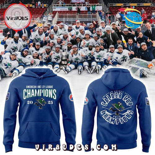 Abbotsford Canucks Calder Cup Champions Navy Hoodie