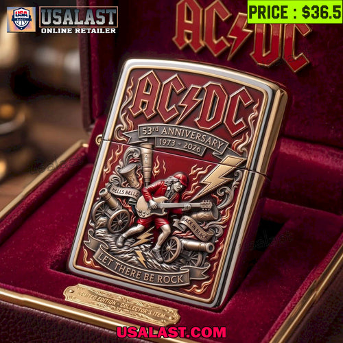 AC/DC 53rd Anniversary 2026 Lighter Case