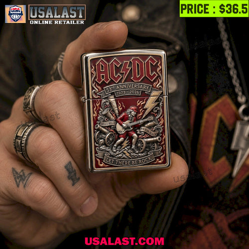 AC/DC 53rd Anniversary 2026 Lighter Case