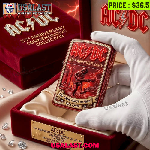 AC/DC Rock Legend Premium Lighter Case