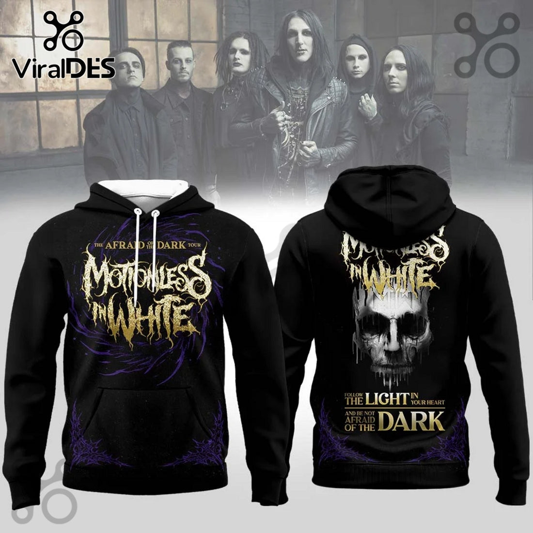 Afraid Of The Dark Motionless in White 3D T-Shirt