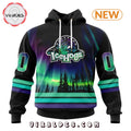 AHL Rockford IceHogs Special Northern Lights Hoodie