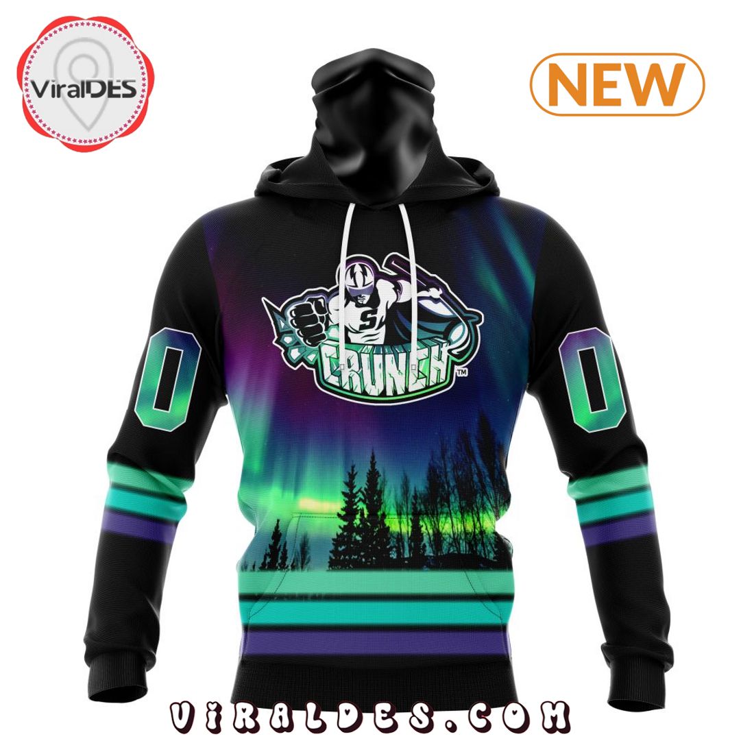 AHL Syracuse Crunch Special Northern Lights Hoodie