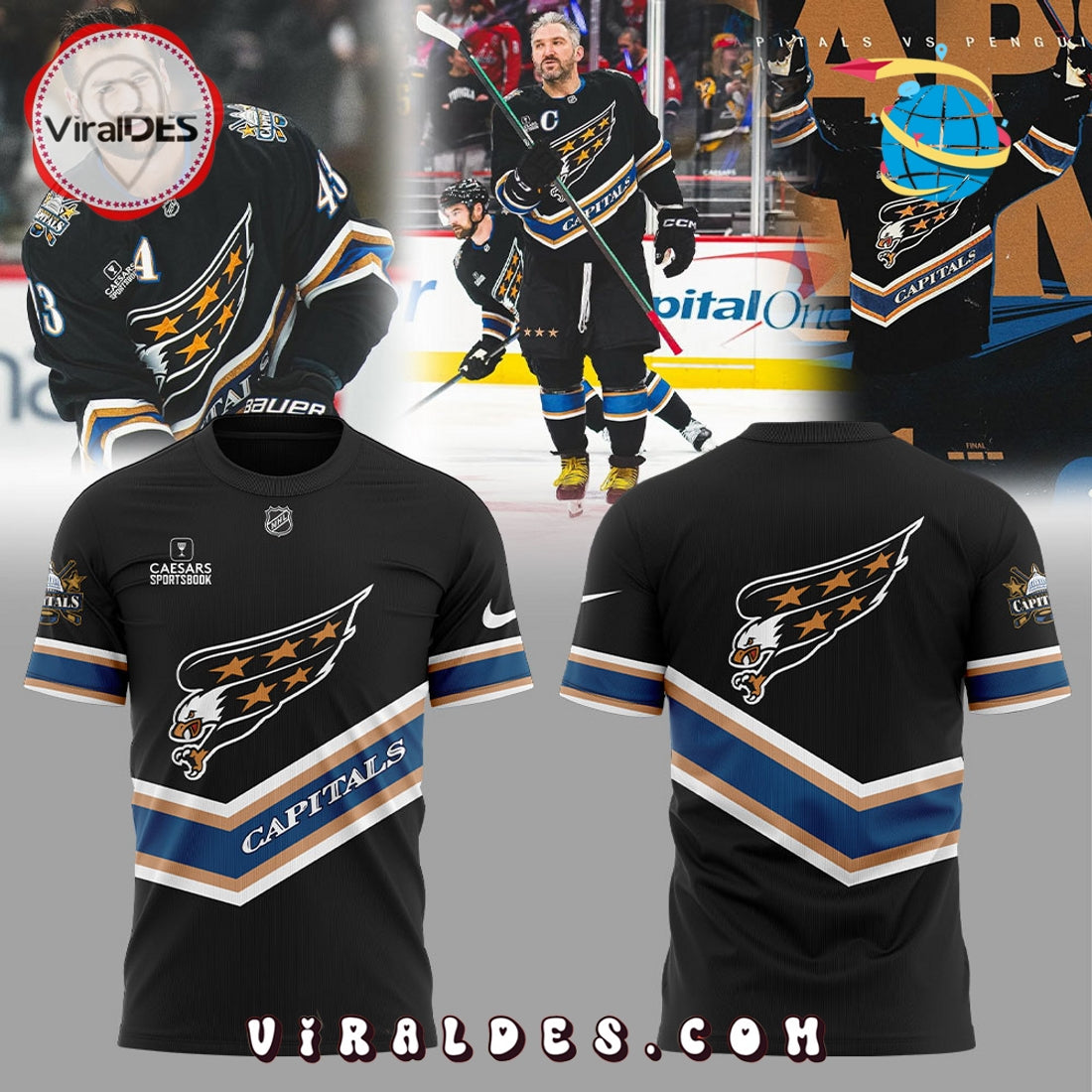 Alexander Ovechkin Washington Capitals 50th Anniversary Hoodie