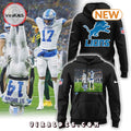 Amon Ra St. Brown Black Detroit Lions Hoodie, Jogger, Cap