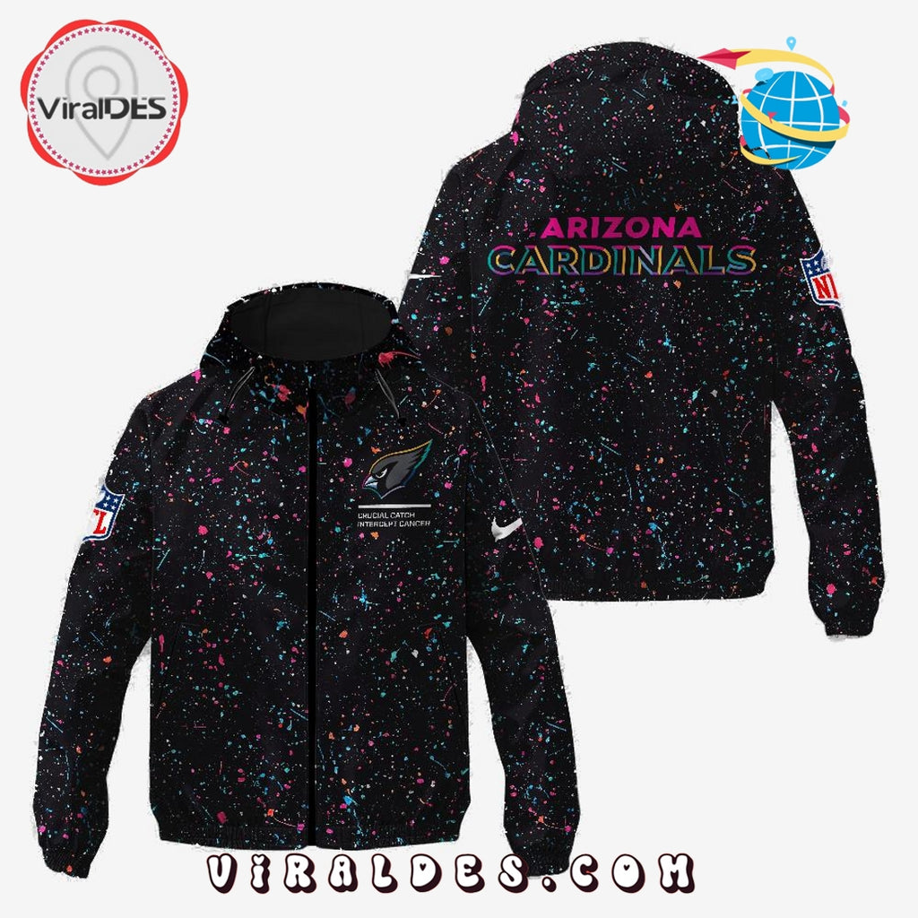 Arizona Cardinals Crucial Catch 2025 Windbreaker Jacket