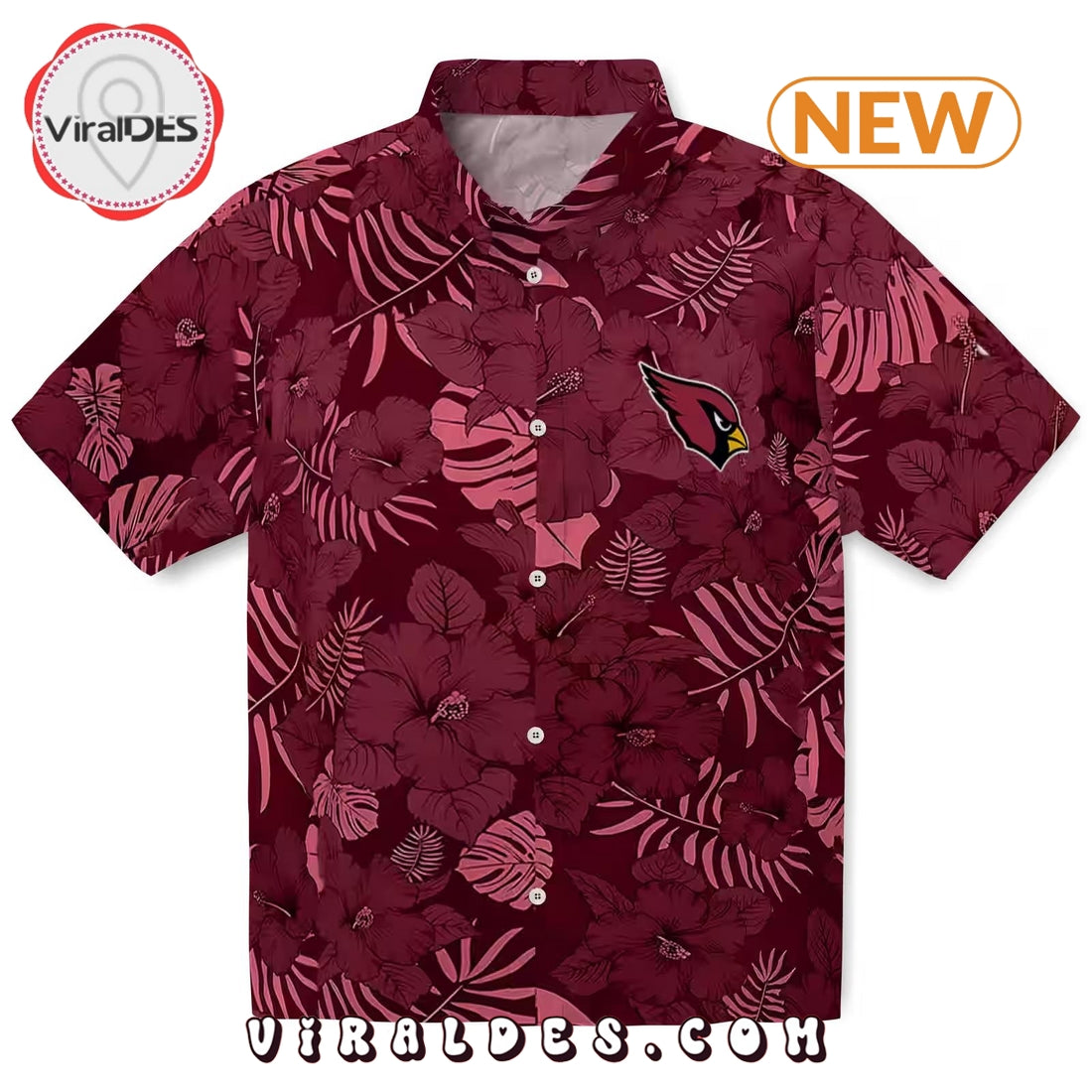 Arizona Cardinals Jungle Vibes Hawaiian Shirt