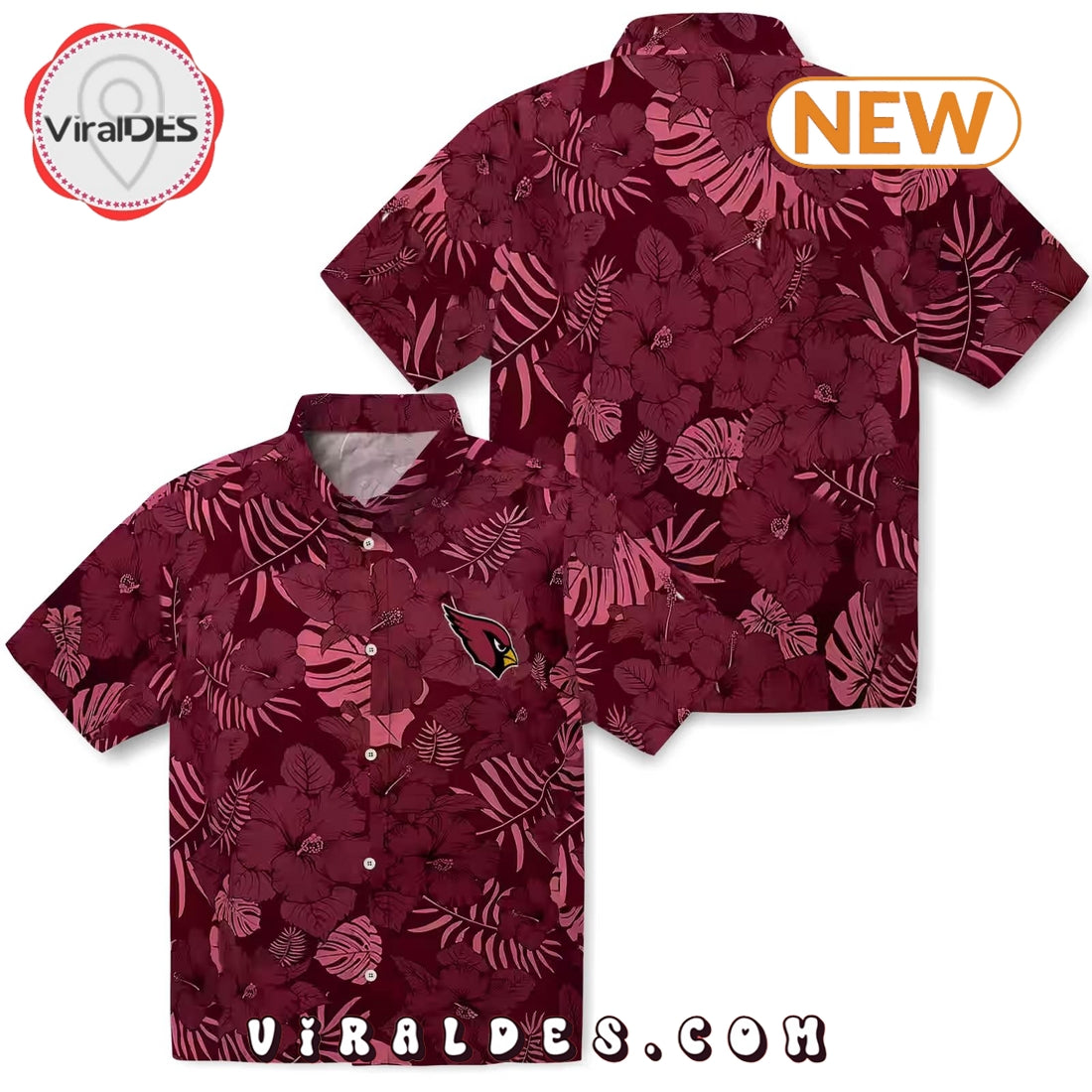Arizona Cardinals Jungle Vibes Hawaiian Shirt