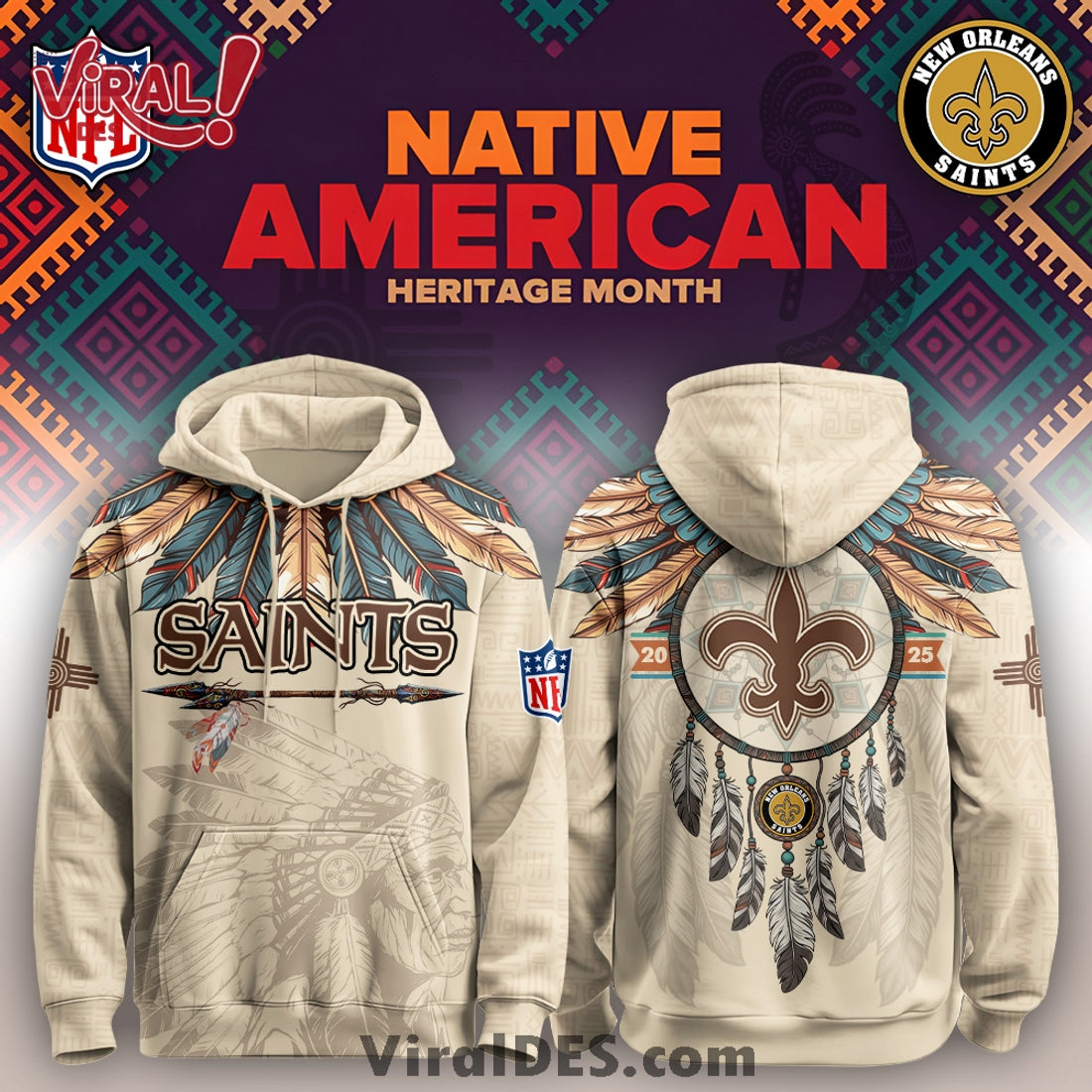 Arizona Cardinals Native American Heritage Month Limited Editions Hoodie