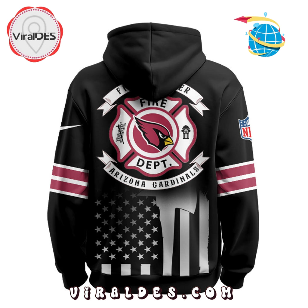 Arizona Cardinals x Firefighter Appreciation Night Game Hoodie 2025