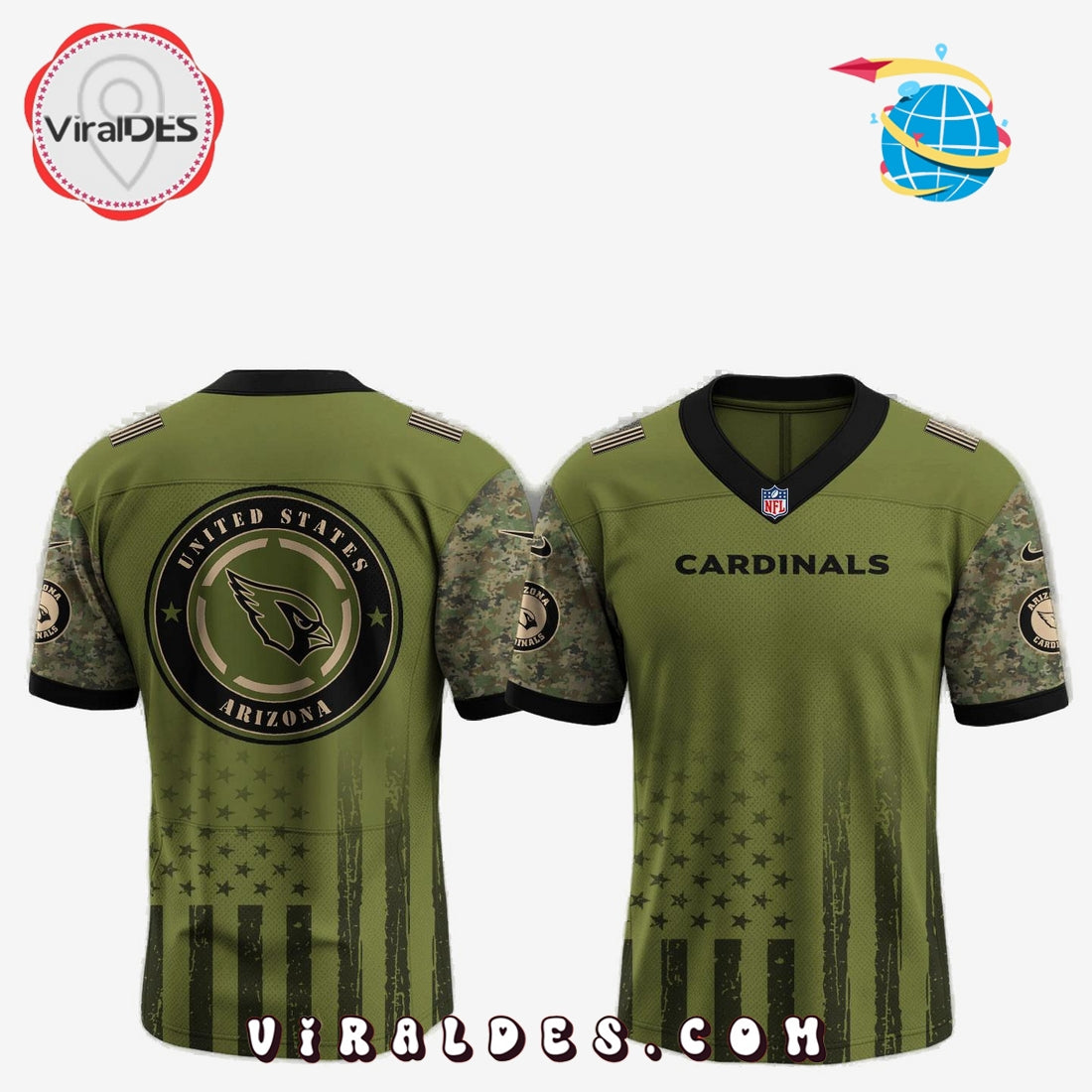 Arizona Cardinals x Independence Day 2025 Baseball Jersey