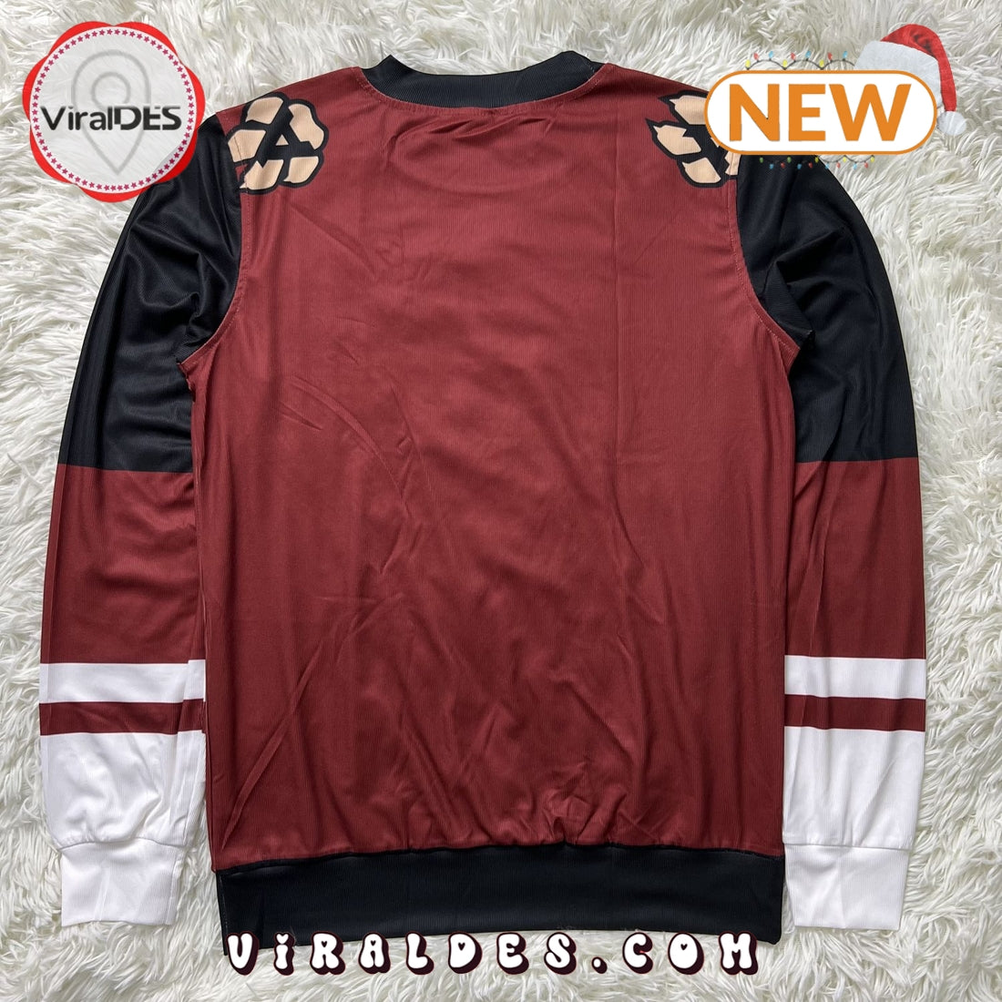 Arizona Coyotes NHL Clayton Keller 9 Wool Ugly Sweater