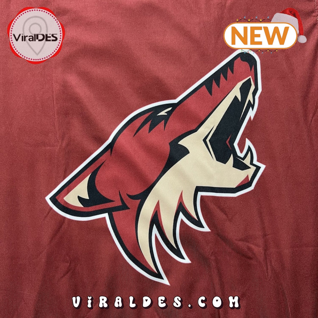 Arizona Coyotes NHL Clayton Keller 9 Wool Ugly Sweater