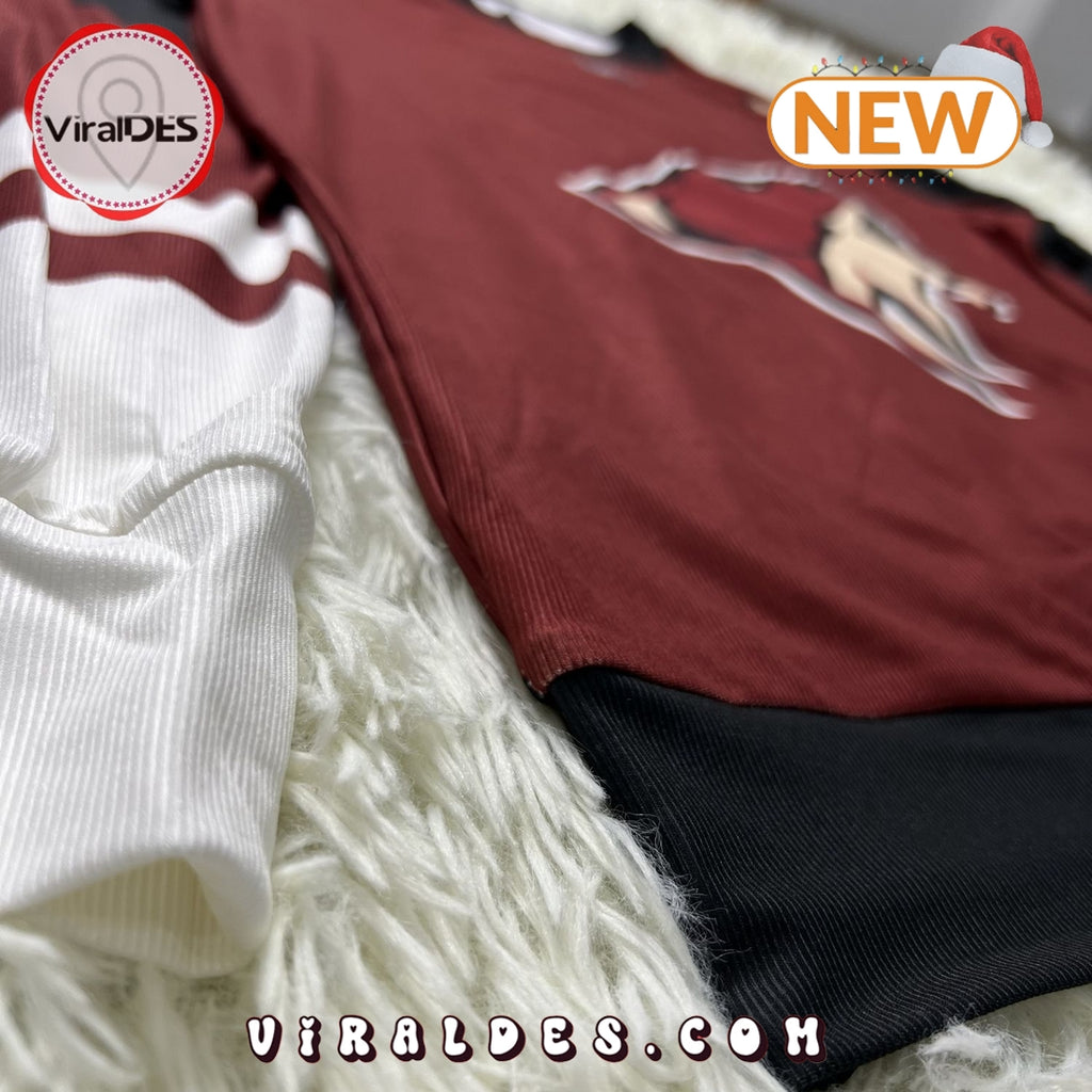 Arizona Coyotes NHL Clayton Keller 9 Wool Ugly Sweater