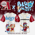 Arizona Diamondbacks MLB Bluey And Bingo 2025 Baseball Jersey