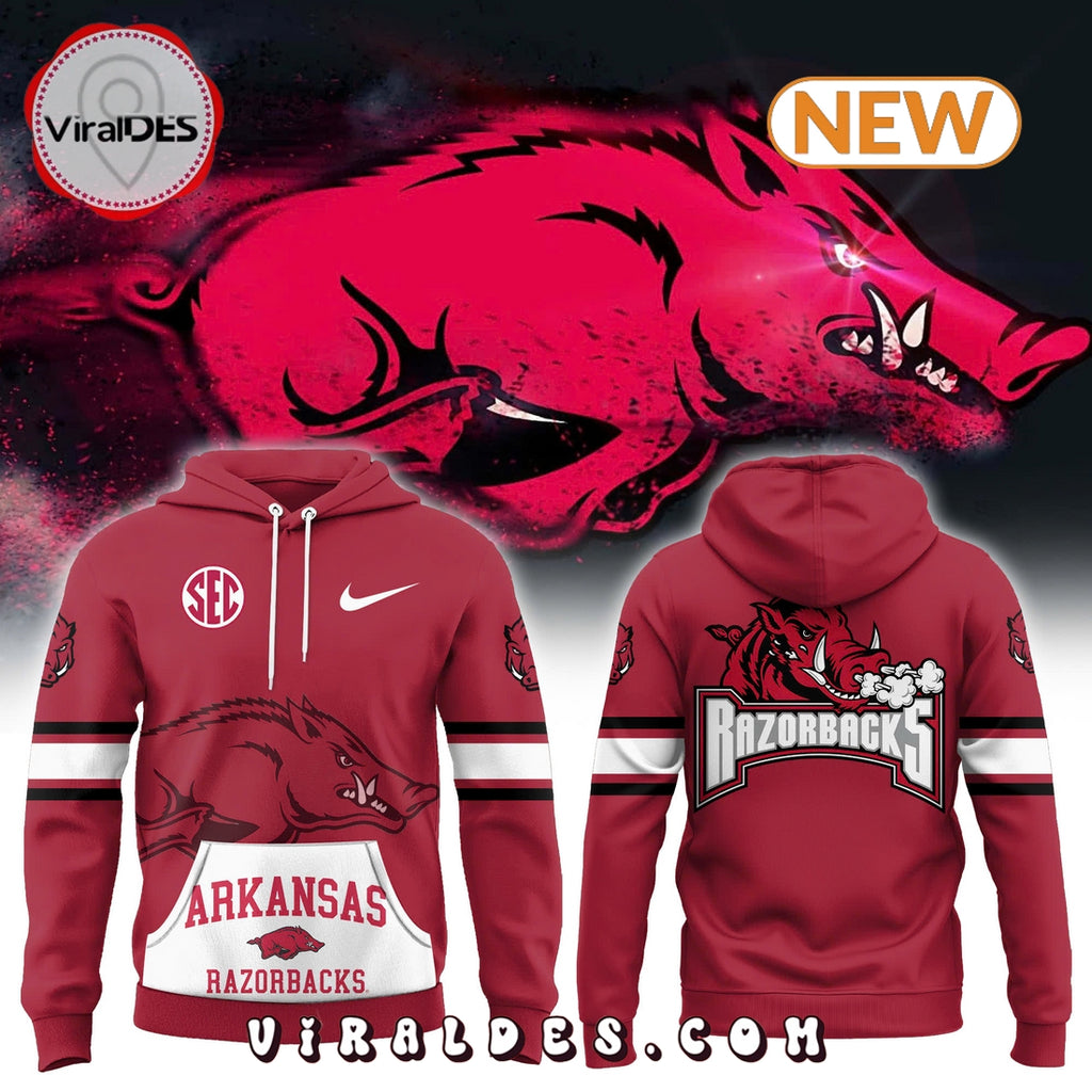Arkansas Razorbacks Football Red Eidtion Hoodie