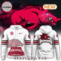 Arkansas Razorbacks Football White Eidtion Hoodie