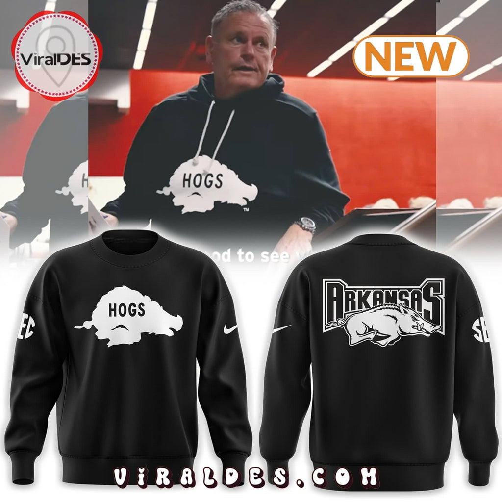 Arkansas Razorbacks HOGS Black Hoodie