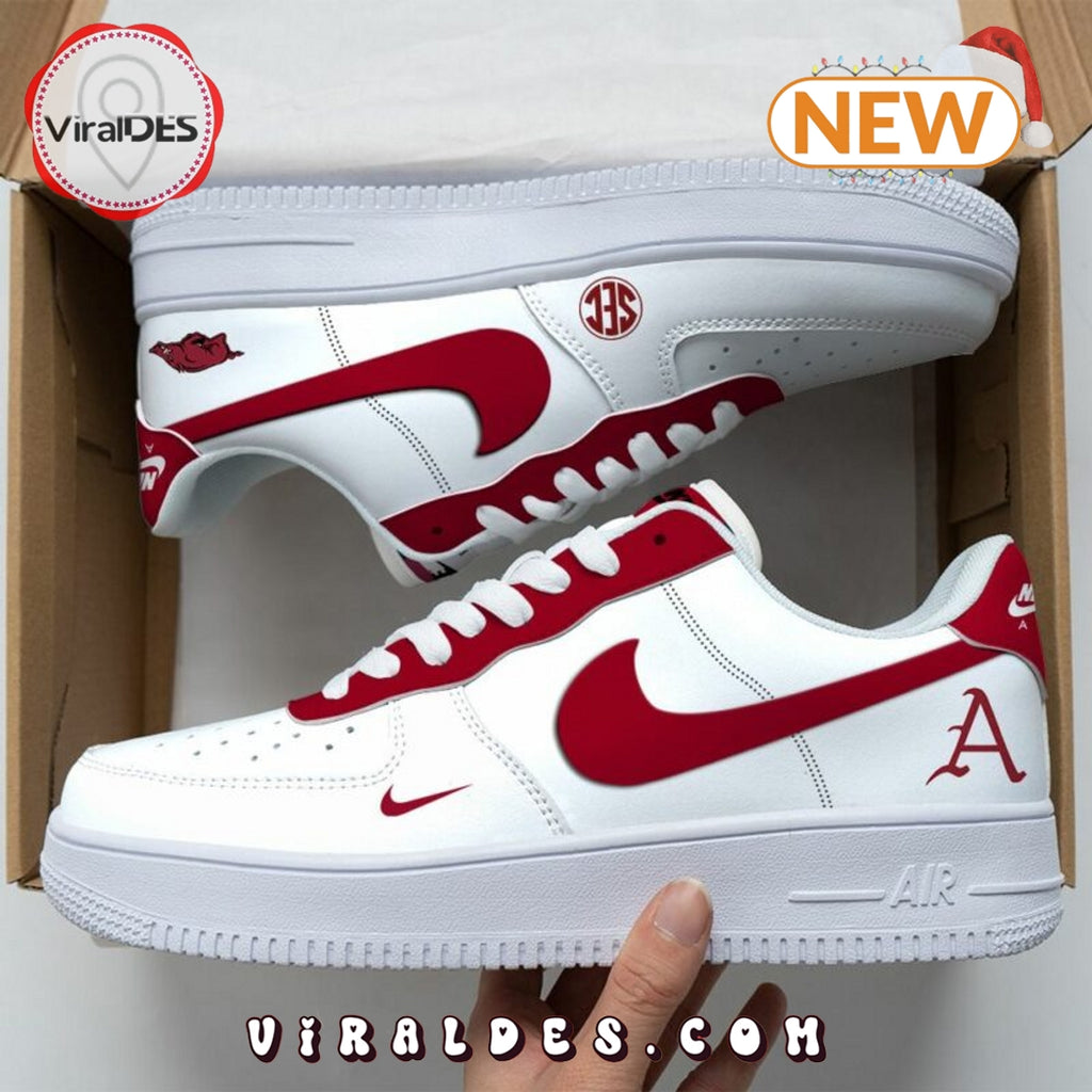 Arkansas Razorbacks x Bobby Petrino Air Force 1 Sneakers