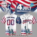 Athletics Custom Independence Day Baseball Jersey