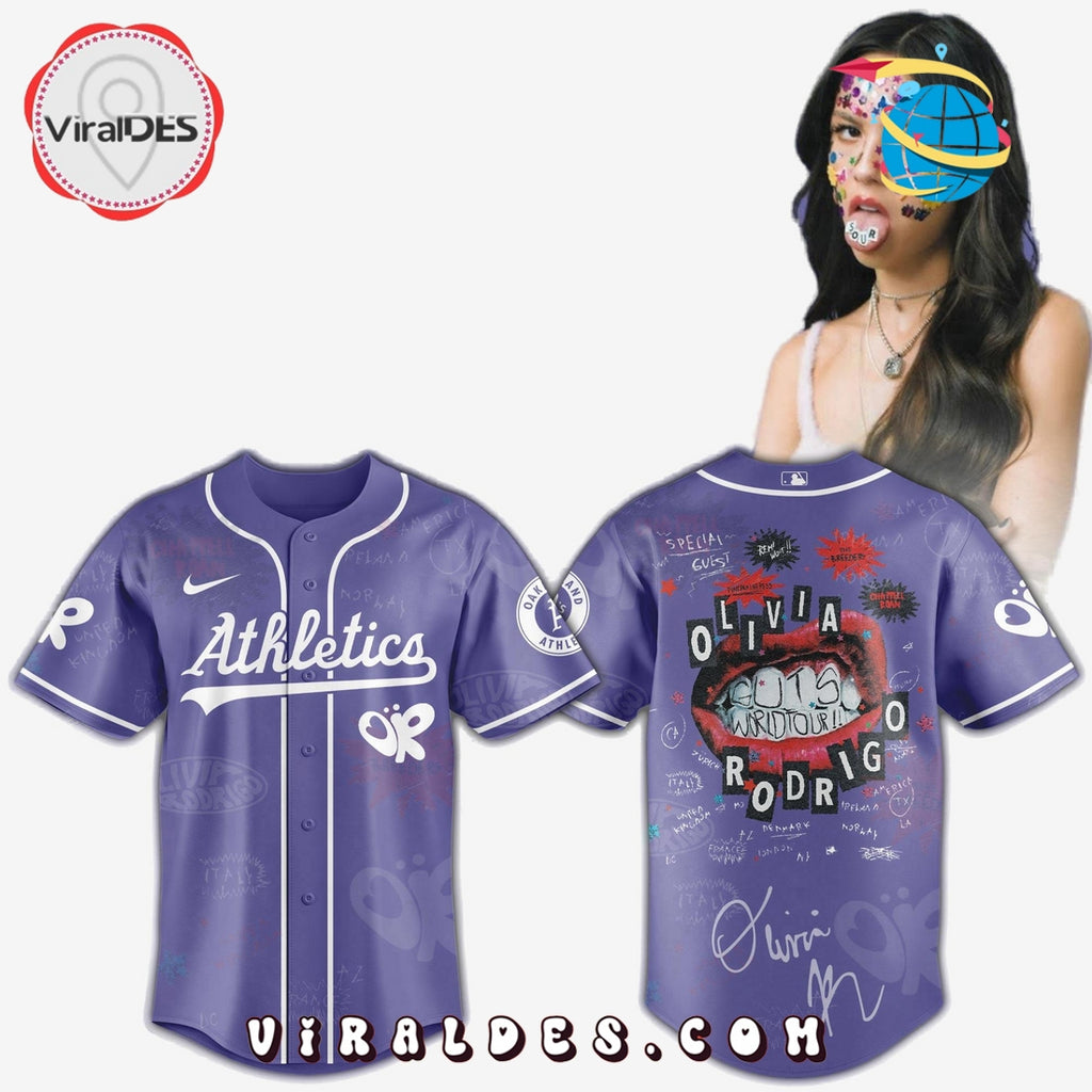 Athletics MLB x Olivia Rodrigo Guts World Tour Jersey