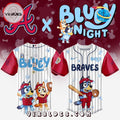 Atlanta Braves MLB Bluey And Bingo 2025 Baseball Jersey