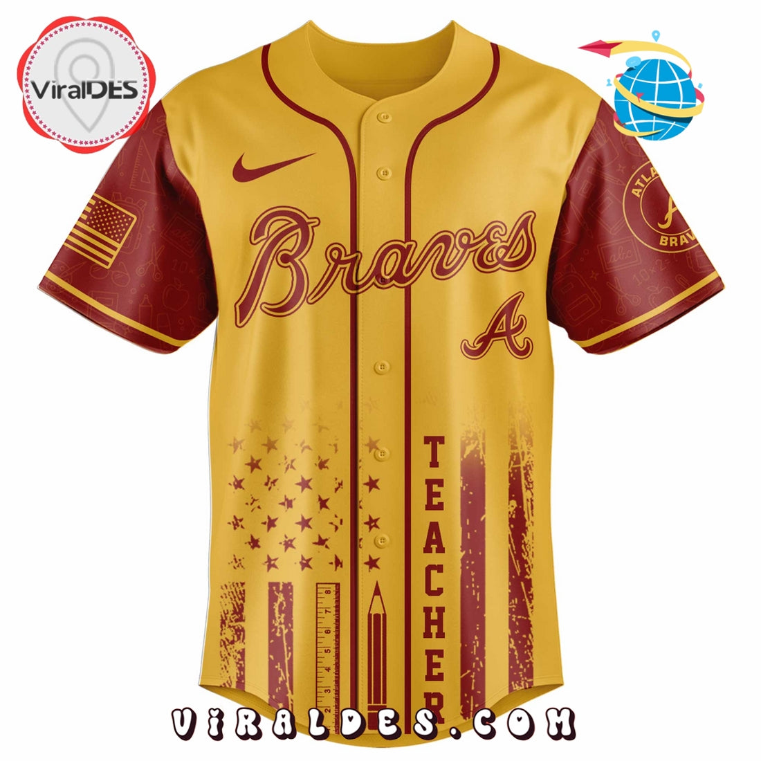 Atlanta Braves MLB x Teacher Appreciation Day Jersey