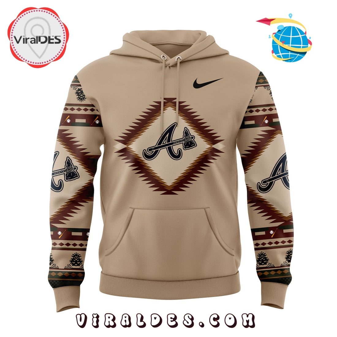 Atlanta Braves Native American Heritage Hoodie, Jogger, Cap
