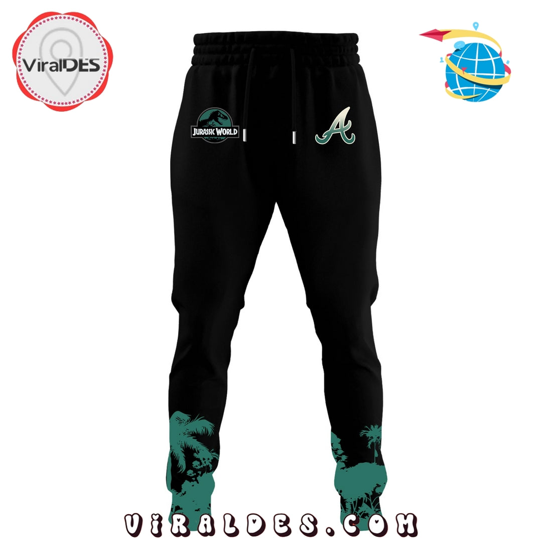 Atlanta Braves x Jurassic World Hoodie, Long Pants