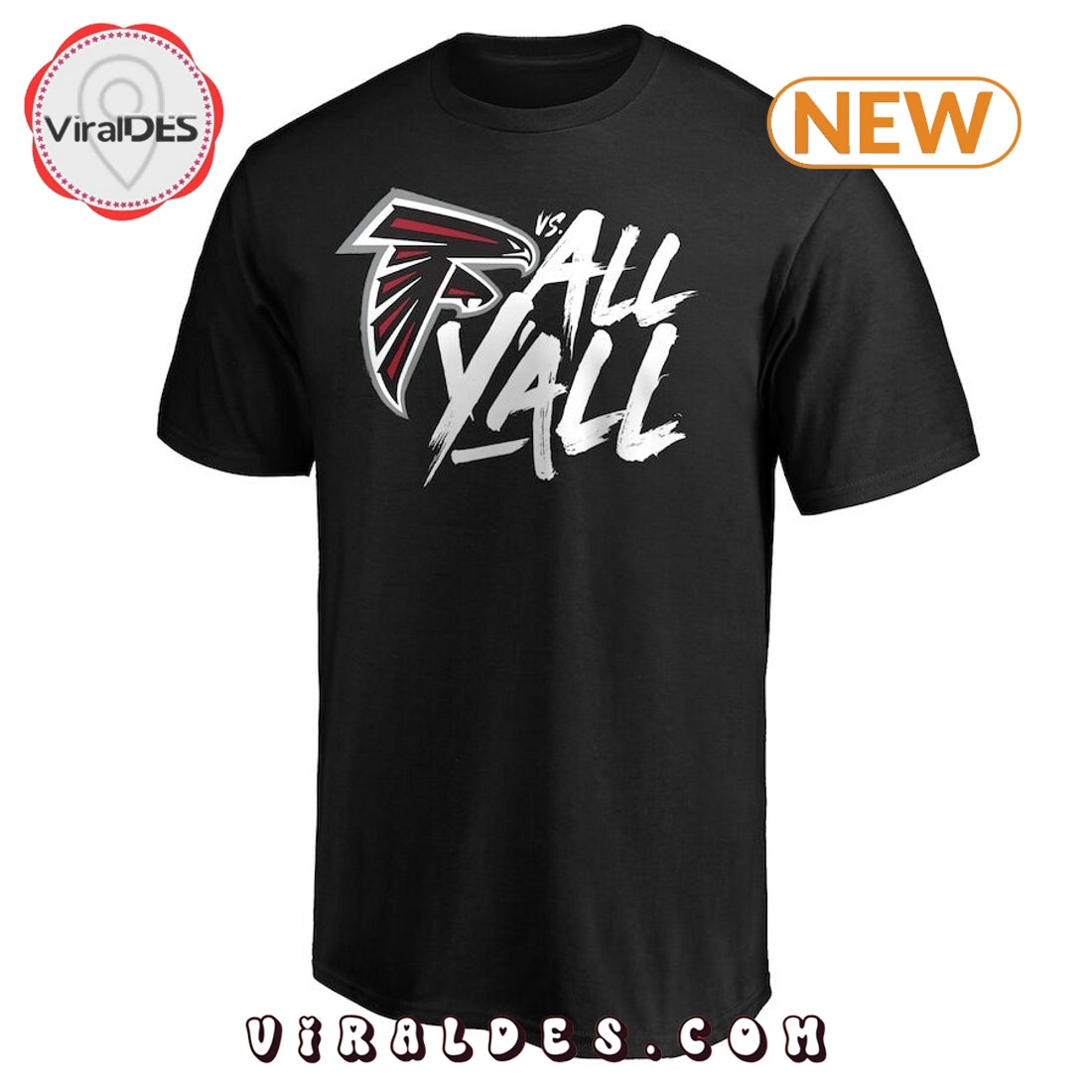 Atlanta Falcons 2024 Men’s Black All Y’all Shirt