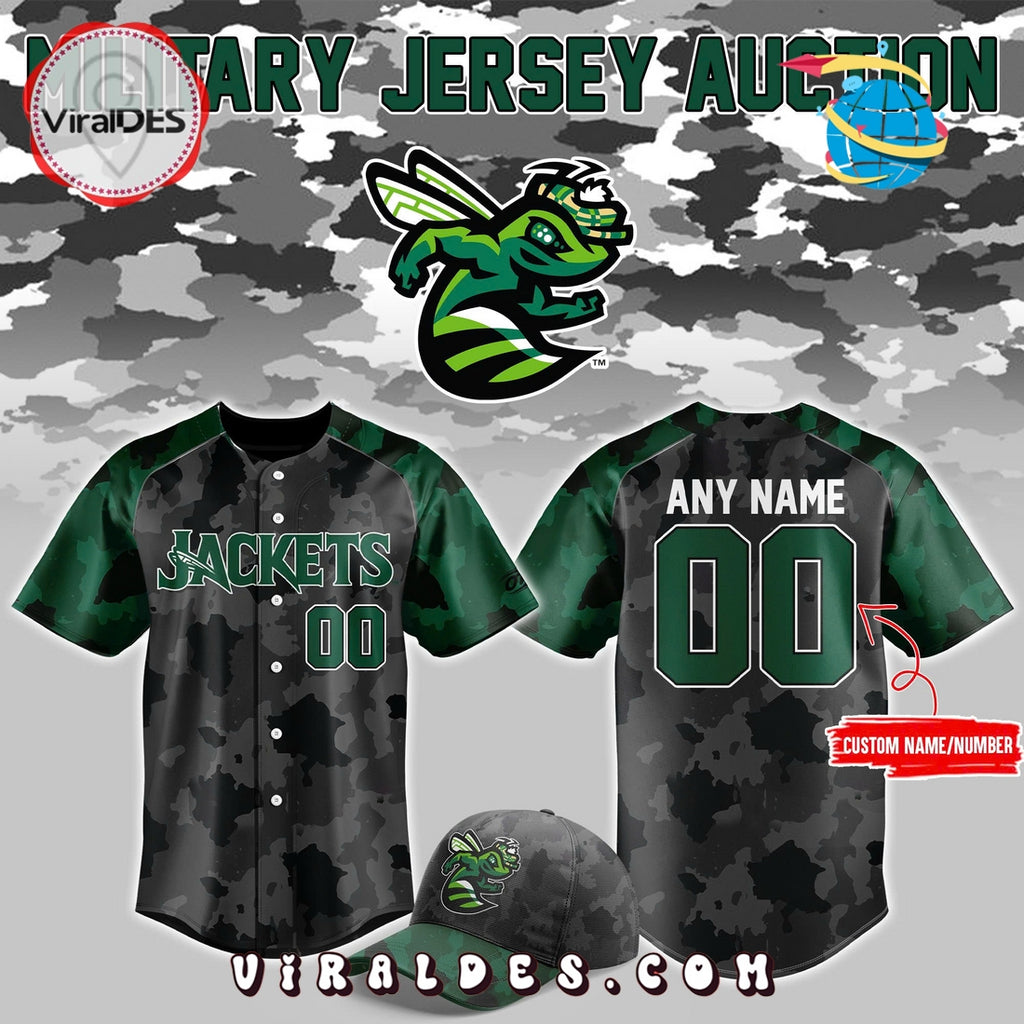 Augusta GreenJackets 2025 Military Baseball Jersey