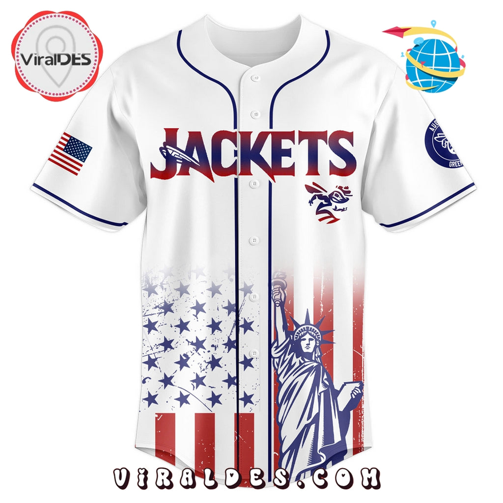 Augusta GreenJackets Happy Independence Day Jersey