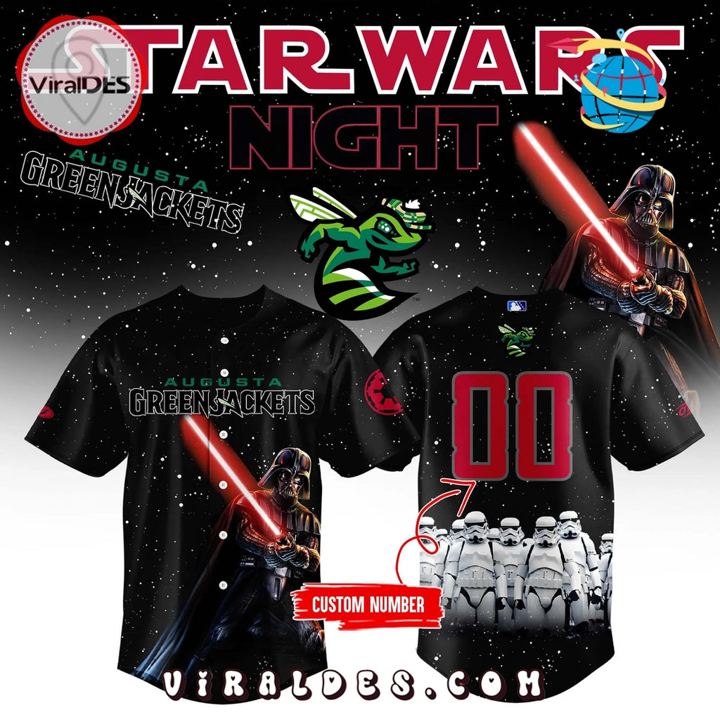 Augusta GreenJackets x Star War 2025 Baseball Jersey
