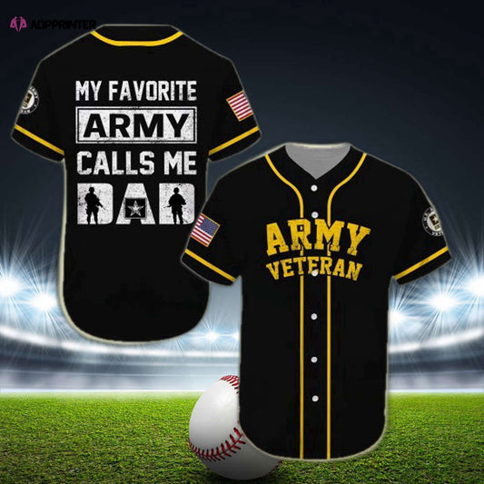 Authentic United States Army Veteran Baseball Jersey: Show Your Pride! - Aopprinter T-Shirts, Hoodie, Sweatshirt (Image 1)