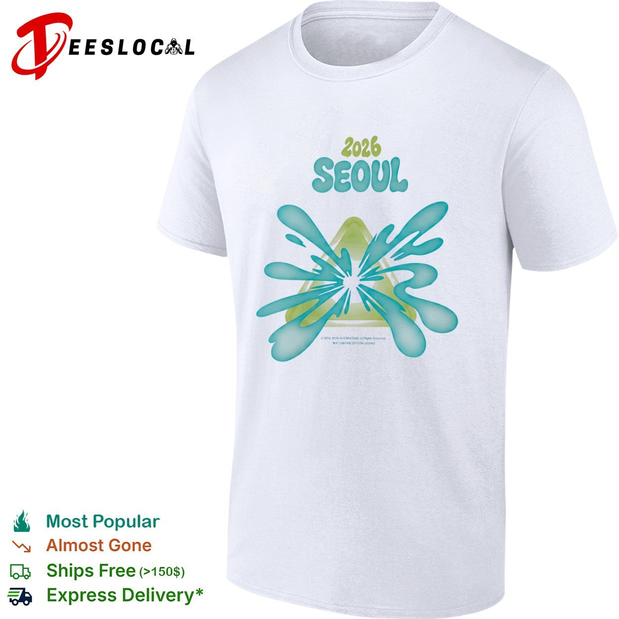 2026 Seoul Waterbomb Official License Festival shirt