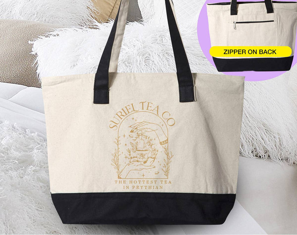 Suriel Tea Co Court of Thorns Inspired - Book Tote Bag