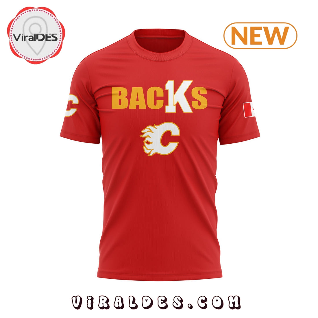 Backs Mikael Backlund!! A Calgarian Flames Hoodie