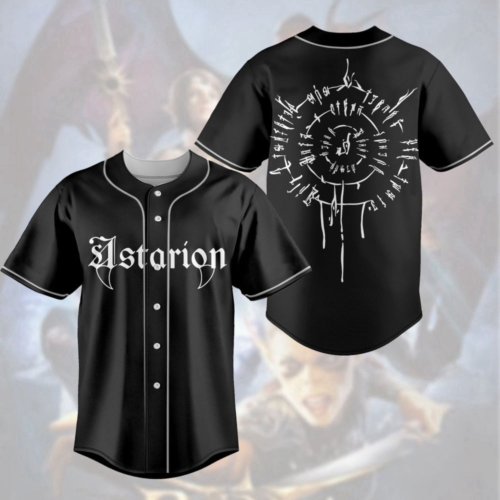 Baldur s Gate 3 Adventure Awaits Baseball Jersey - Astarion High Elf Shirt Video Game Dungeon Master Gift - Aopprinter